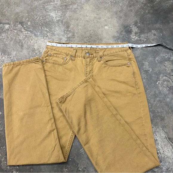 Levi’s 514 Straight Fit Khaki Jeans Men’s 32x32 - Picture 5 of 9